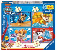 Ravensburger - Puzzle Paw Patrol, Collezione My First Puzzles, 2-3-4-5 Pezzi, Et