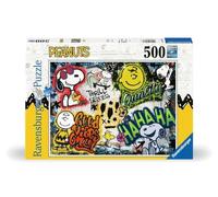 Ravensburger - Puzzle Peanuts Graffiti, 500 Pezzi, Puzzle Adulti