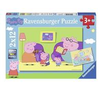 ravensburger Puzzle Peppa Pig: a casa 2x12 pezzi 1 St