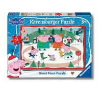 Ravensburger - Puzzle Peppa Pig, Collezione Giant Pavimento, Idea Regalo per Bambini 3+ Anni, Gioco Educativo e Stimolante, 24 Pezzi Giganti, 70x50 cm
