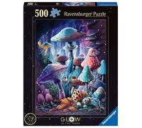 Ravensburger Puzzle per Adulti, 500 Pezzi, Moonlight Mushrooms