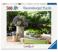 Ravensburger Puzzle 12001633-Puzzle da 500 Pezzi con Scritta Landlust Blumengruß am Garten, per Bambini e Adulti dai 12 Anni in su, 12001633
