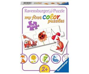 Ravensburger Puzzle per bambini - 03007 Tutti i miei colori - My first color puzzle con 6 x 4 pezzi - Puzzle per bambini a partire dai 2 anni