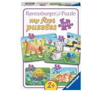 Ravensburger Puzzle per Bambini 06951 Simpatici Animali Domestici - Il Mio Primo Puzzle da 2,4,6,8 Pezzi - Puzzle per Bambini dai 2 Anni in su