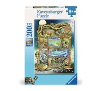 Ravensburger 12000866 Rettili sullo scaffale - 200 Pezzi XXL Puzzle per Bambini dagli 8 Anni