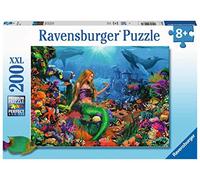 Ravensburger Puzzle per bambini - 12987 La regina del mare - Puzzle da sirena per bambini a partire dagli 8 anni in su, con 200 pezzi in formato XXL