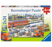Puzzle Stazione Ferroviaria RAVENSBURGER 2x24 pezzi