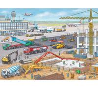 Puzzle Cantiere Aereo XXL per Bambini