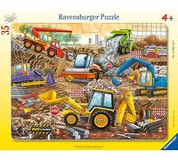 Ravensburger, puzzle per bambini, con cornice da 30-48 pezzi, da lavorare in cantiere, per bambine o bambini a partire dai 4 anni, di alta qualità