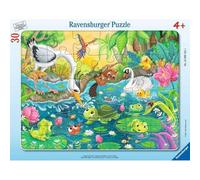 Ravensburger - Puzzle per bambini - Puzzle con cornice da 30-48 pezzi - Estate allo stagno - Ragazza o ragazzo dai 4 anni - Puzzle di alta qualità - Cartone spesso e resistente - 12004151