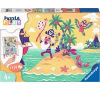 Ravensburger Puzzle & Play: avventura dei pirati 2×24 pezzi