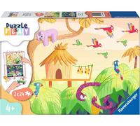 Ravensburger Puzzle & Play: avventura nella giungla 2×24 pezzi