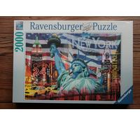 Ravensburger Puzzle Premium Art 2000 New York Collage Walter Pepperle 98x75cm