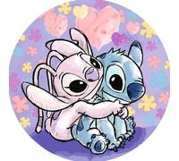 Lilo & Stitch Round Jigsaw Puzzle Stitch (500 Pezzi) Ravensburger