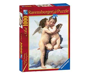 Ravensburger Puzzle, Puzzle 1000 Pezzi, Amore e Psiche, Bouguereau, Collezione Arte, Puzzle Arte per Adulti, Puzzle Stampa di Alta qualità