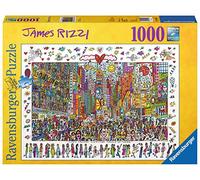 Ravensburger Puzzle, Puzzle 1000 Pezzi, Illustrazioni James Rizzi: Times Square, Puzzle per Adulti, Puzzle Stampa di Alta qualità
