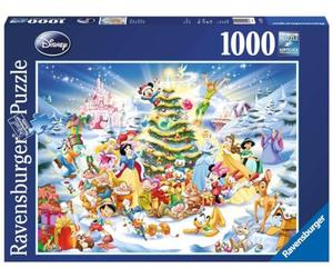 Ravensburger Puzzle, Puzzle 1000 Pezzi, Natale Disney, Puzzle per Adulti e Ragazzi, Puzzle Disney, Puzzle Stampa di Alta qualità