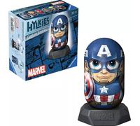 Ravensburger - Puzzle Puzzle 3D Hylkies: Marvel: Capitan America - 40-99 Pezzi