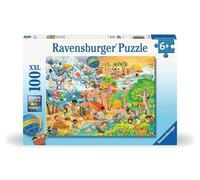Ravensburger - Puzzle Quattro Stagioni di divertimento, Puzzle 100 pezzi XXL, Pu