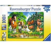 Ravensburger Puzzle - Raduno di Animali, 100 Pezzi XXL - 1 pz.