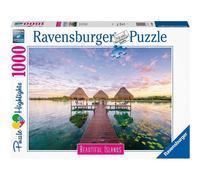 Ravensburger - Puzzle Rifugio Tropicale, 1000 Pezzi, Collezione Beautiful Island
