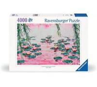 Ravensburger Puzzle rosa Water Lilies 4000 Stueck e Landschaft 12001420