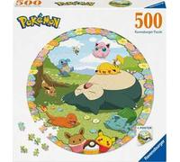 Puzzle rotondo Pokémon adorabili 500 pezzi