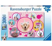 Ravensburger - Puzzle Simpatico cane unicorni - 300 Pezzi