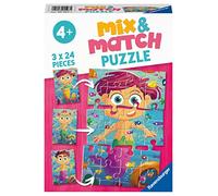 Puzzle Mix&Match: Sirene e Mostri Marini 3x24 Pezzi