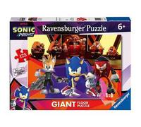 RAVENSBURGER - PUZZLE SONIC, COLLEZIONE 125 GIANT PAVIMENTO, 125 PEZZI, ETà RACCOMANDATA 6+ ANNI