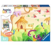 Ravensburger RVB05593 2 Puzzle da 24 Pezzi Puzzle & Play - Spedizione nella Giun