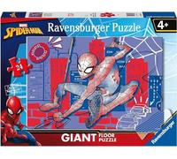 Ravensburger - Puzzle Spiderman, Collezione Giant Pavimento, Idea Regalo per Bambini 4+ Anni, Gioco Educativo e Stimolante, 24 Pezzi Giganti, 70x50 cm