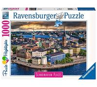 Ravensburger - Puzzle Stoccolma, Svezia, 1000 Pezzi, Puzzle Paesaggi per Adulti e Ragazzi, Idea Regalo per Lei o Lui, 70x50 cm