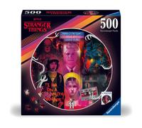 Stranger Things Round Jigsaw Puzzle Friends Don't Lie (500 pieces)