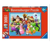 Ravensburger - Puzzle Super Mario 100 Pezzi XXL, Età Raccomandata 6+ Anni