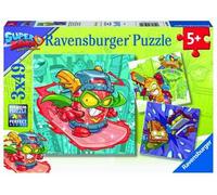 Ranvebusrger 05084 Super Zings, Puzzle 3x49 Pezzi per Bambini, Età Raccomandata 5+