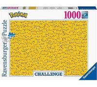 RAVENSBURGER - PUZZLE PIKACHU CHALLENGE, 1000 PEZZI, PUZZLE ADULTI