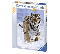 Ravensburger Puzzle Tigre sulla neve – 500 pezzi – Puzzle adulti, idea regalo per lei o lui