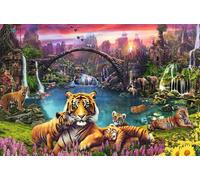 Ravensburger - Puzzle Tigri in paradiso - 3000 Pezzi