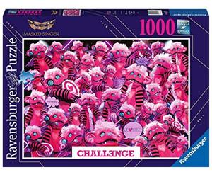 RAVENSBURGER PUZZLE- TMS: Challenge Puzzle-Monsterchen Other License Mostri 16771-1000 Pezzi, Multicolore, 16771