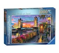 Ravensburger Puzzle Tower Bridge Al Tramonto (12000041) 1000 Pezzi