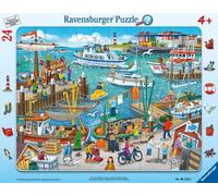 Ravensburger 06152 A Day at The Harbour, Teal/Turquoise Green