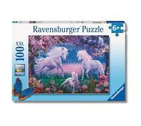 Ravensburger - Puzzle Unicorni incantati, 100 Pezzi XXL, Età Raccomandata 6+ Anni