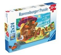 Ravensburger Puzzle: Vacanze Della Famiglia Orso 2 X 24 Pezzi