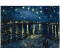 Ravensburger - Van Gogh Starry Night Puzzle, 1000 Pieces, Art Jigsaw Puzzle for Adults and Children, Famous Paintings to Exhibit, Gift Idea for Her or Him, 70 x 50 cm