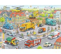 Ravensburger puzzle veicoli in città 100 pezzi