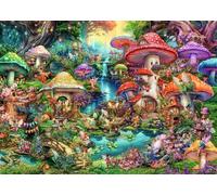 Ravensburger Puzzle Villaggio di Funghi 1000 Pezzi