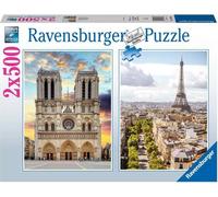Ravensburger puzzle Visita a Parigi 2×500 pezzi