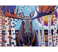 Ravensburger - Puzzle Winter Moose, 1000 Pezzi, Idea regalo, per Lei o Lui, Puzzle Adulti