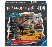 Ravensburger Puzzle X Crime - La Morte Gioca Beethoven, 408 Pezzi, per 1-4 Giocatori, 12001679